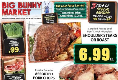 Big Bunny Market Weekly Ad September 4 - 10, 2026