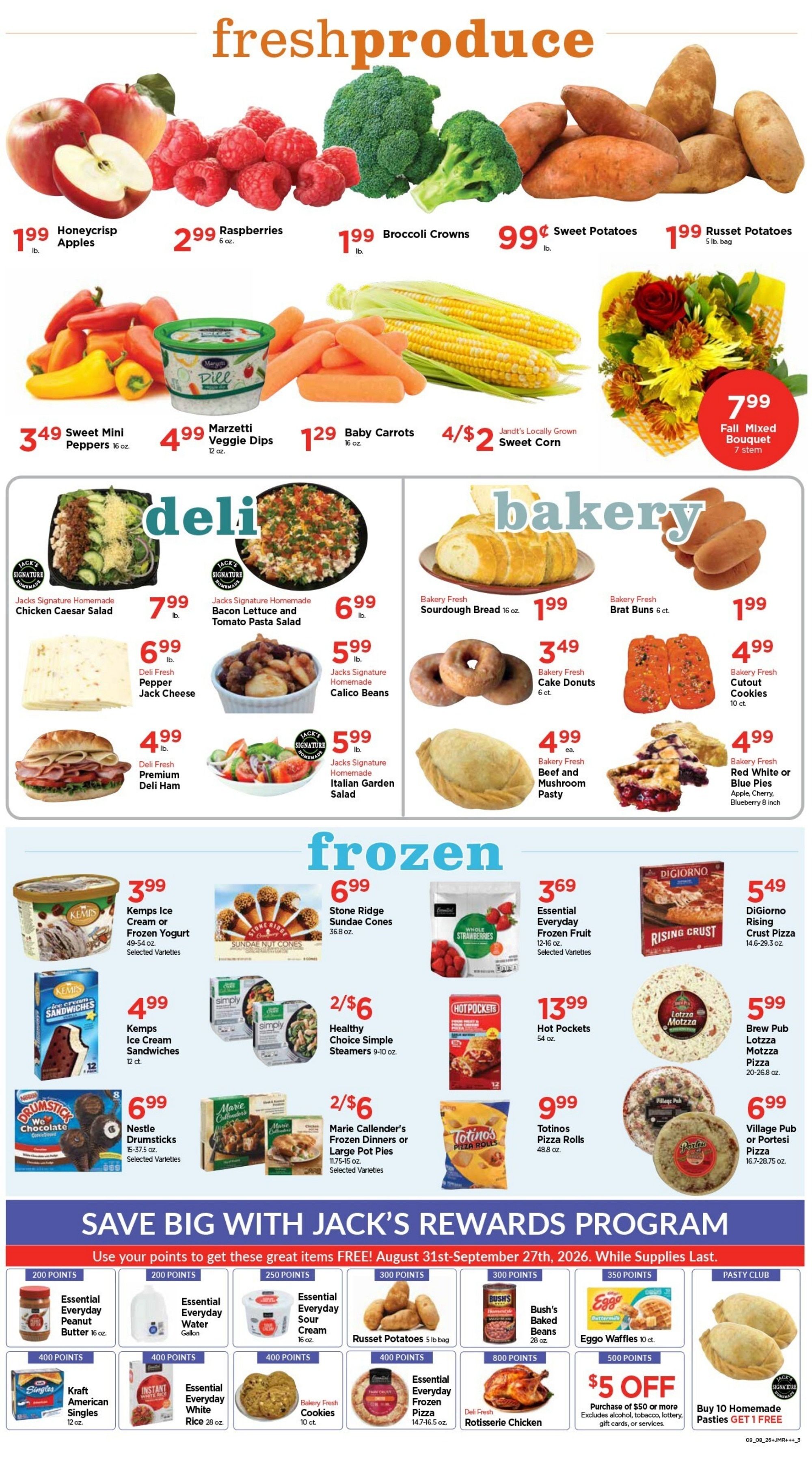 Jack's Fresh Market Weekly Ad September 8 - 14, 2026