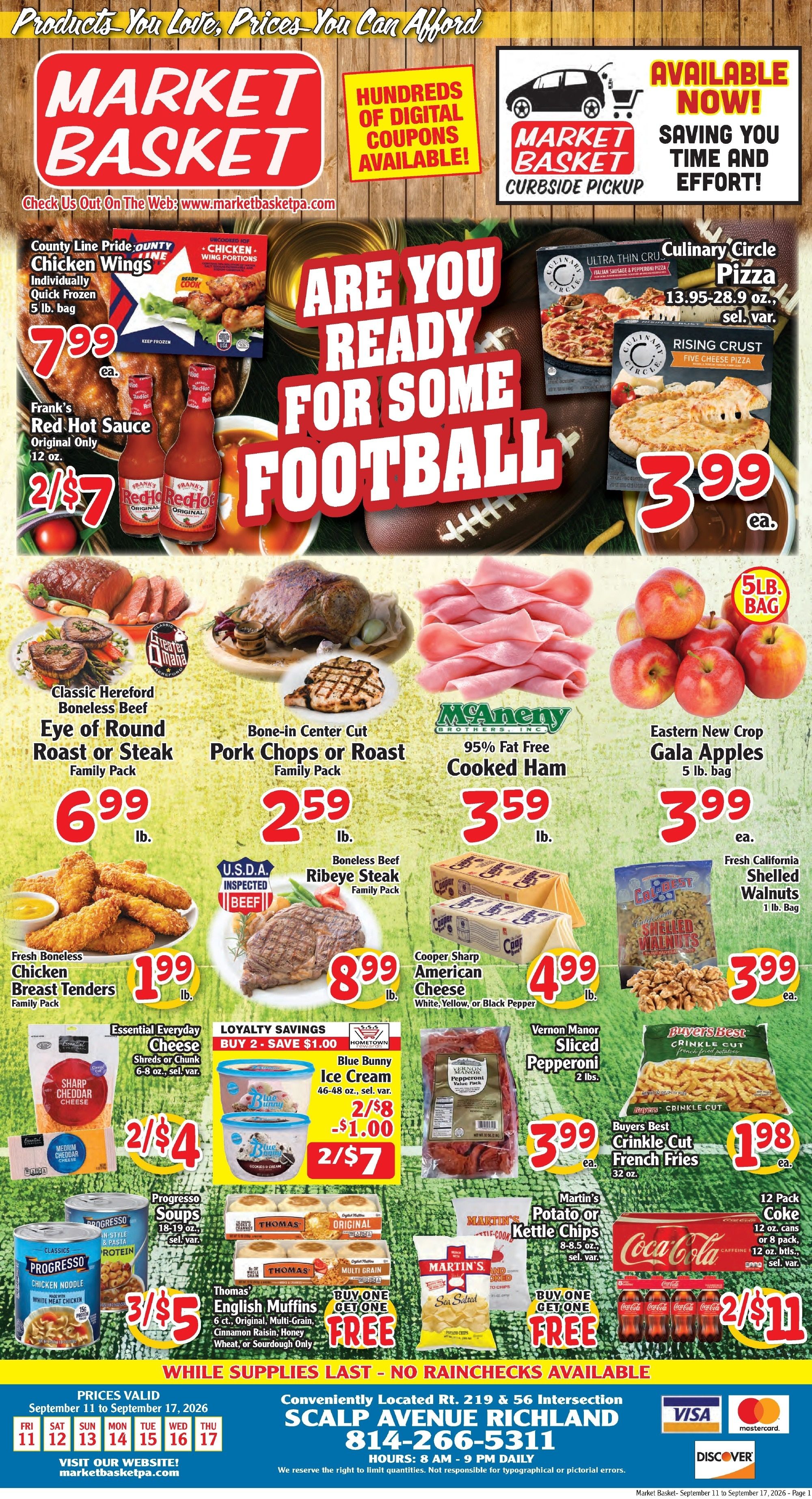 Market Basket Pennsylvania Weekly Ad September 11 - 17, 2026