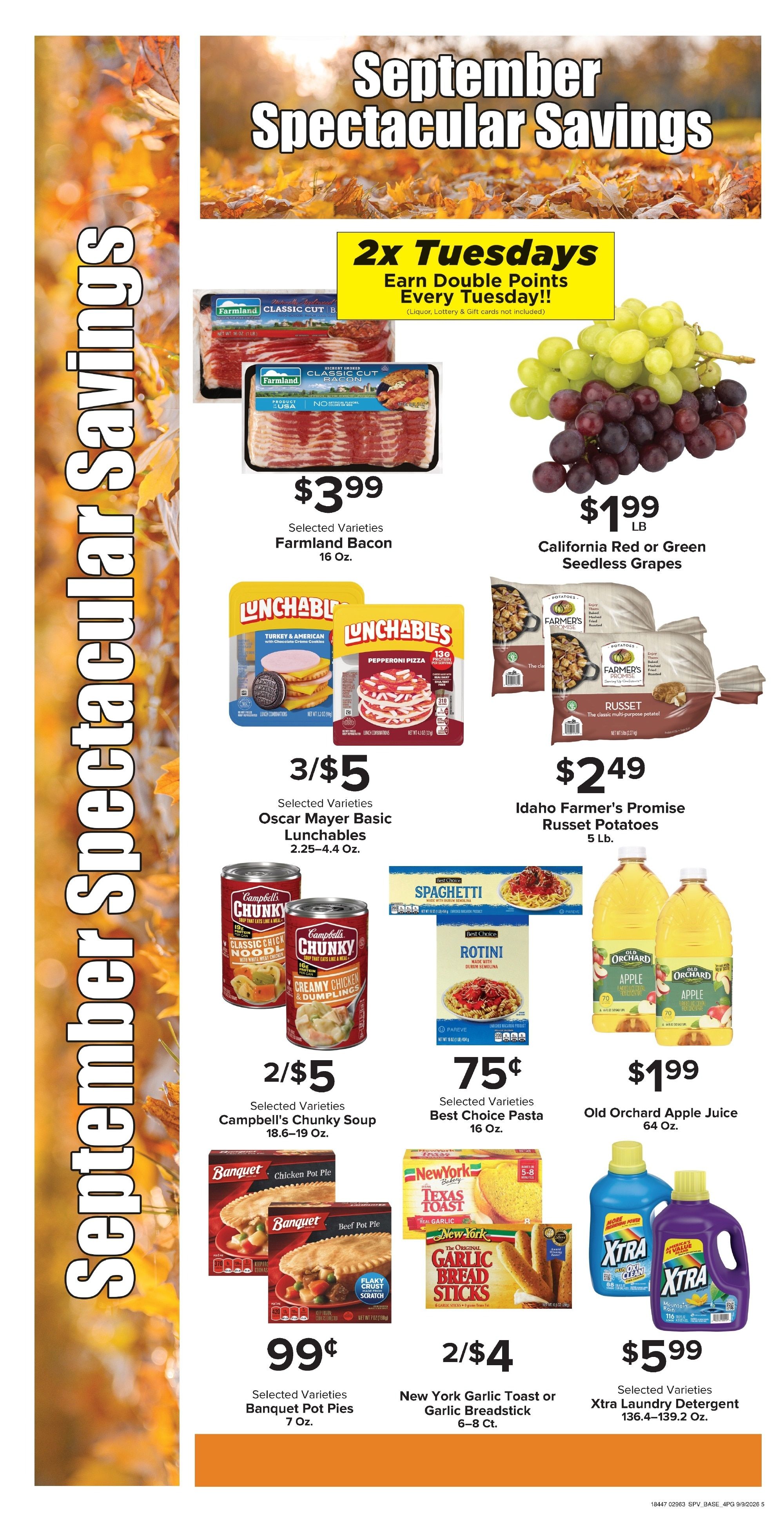 Your Country Mart Weekly Ad September 9 - 15, 2026