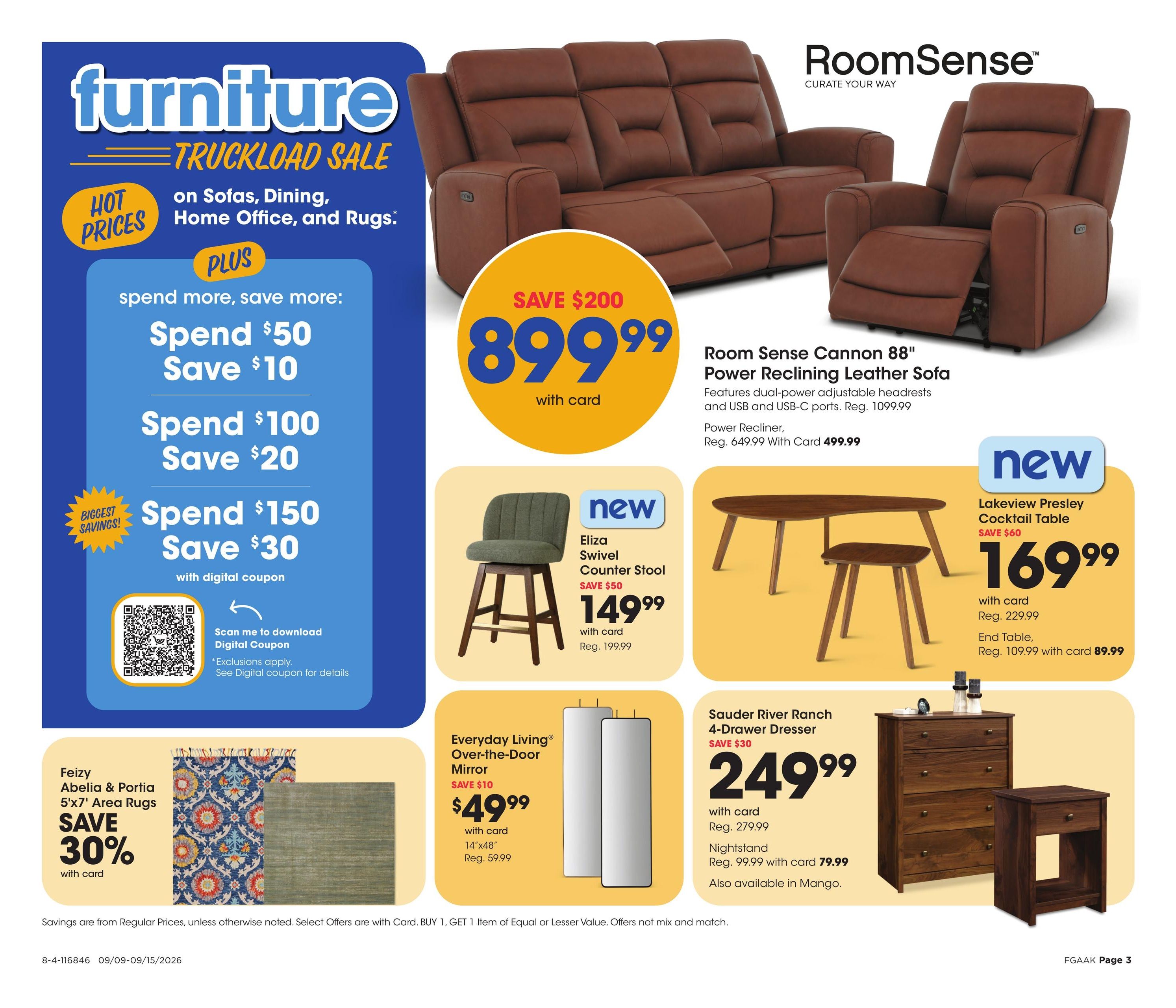 Fred Meyer Home & Apparel Weekly Ad September 9 - 15, 2026