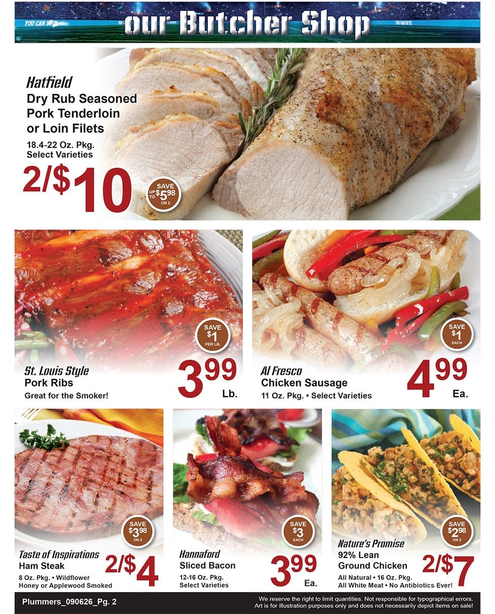 Plummer's Shop 'n Save Weekly Ad September 8 - 14, 2026