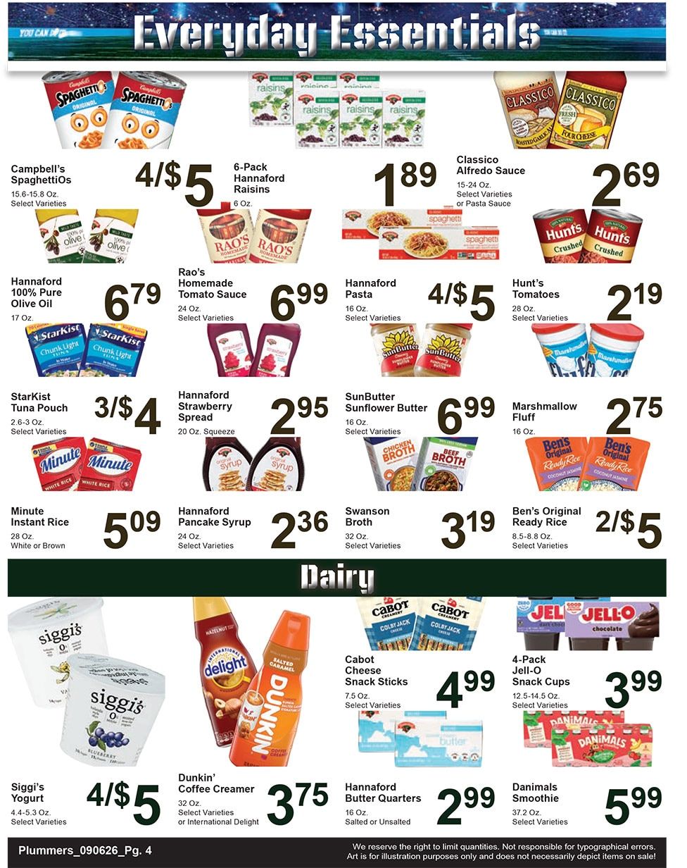Plummer's Shop 'n Save Weekly Ad September 8 - 14, 2026