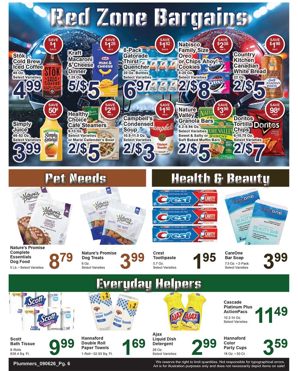 Plummer's Shop 'n Save Weekly Ad September 8 - 14, 2026