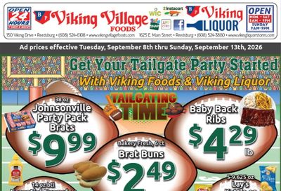Viking Village Foods Weekly Ad September 7 - 13, 2026