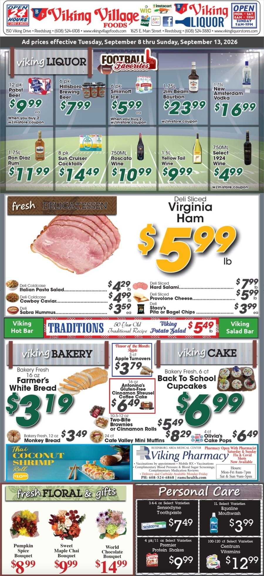 Viking Village Foods Weekly Ad September 7 - 13, 2026
