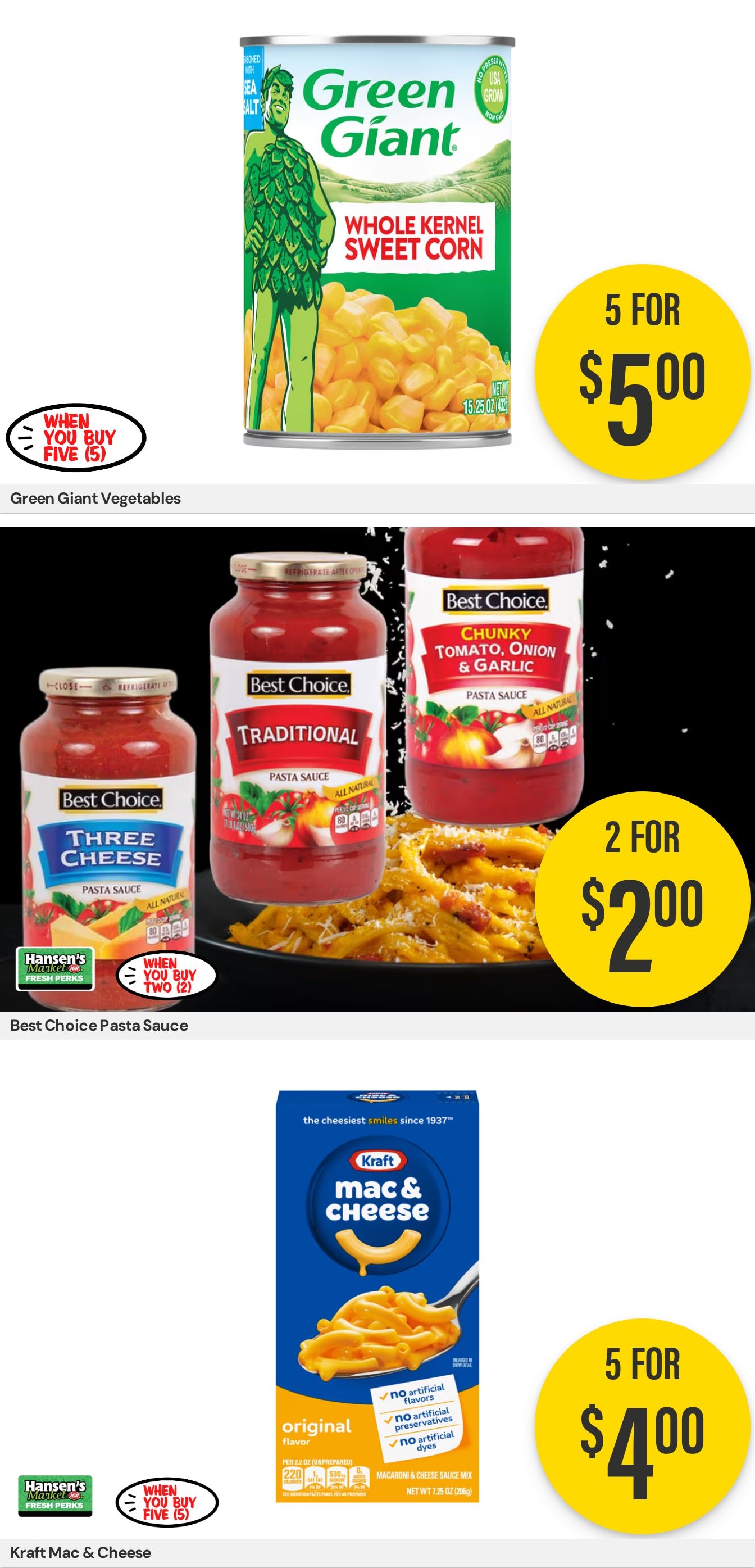 Hansen's IGA Wisconsin (Bangor, WI) Weekly Ad September 7 - 13, 2026