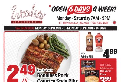 Woodie's Supermarket Weekly Ad September 7 - 13, 2026