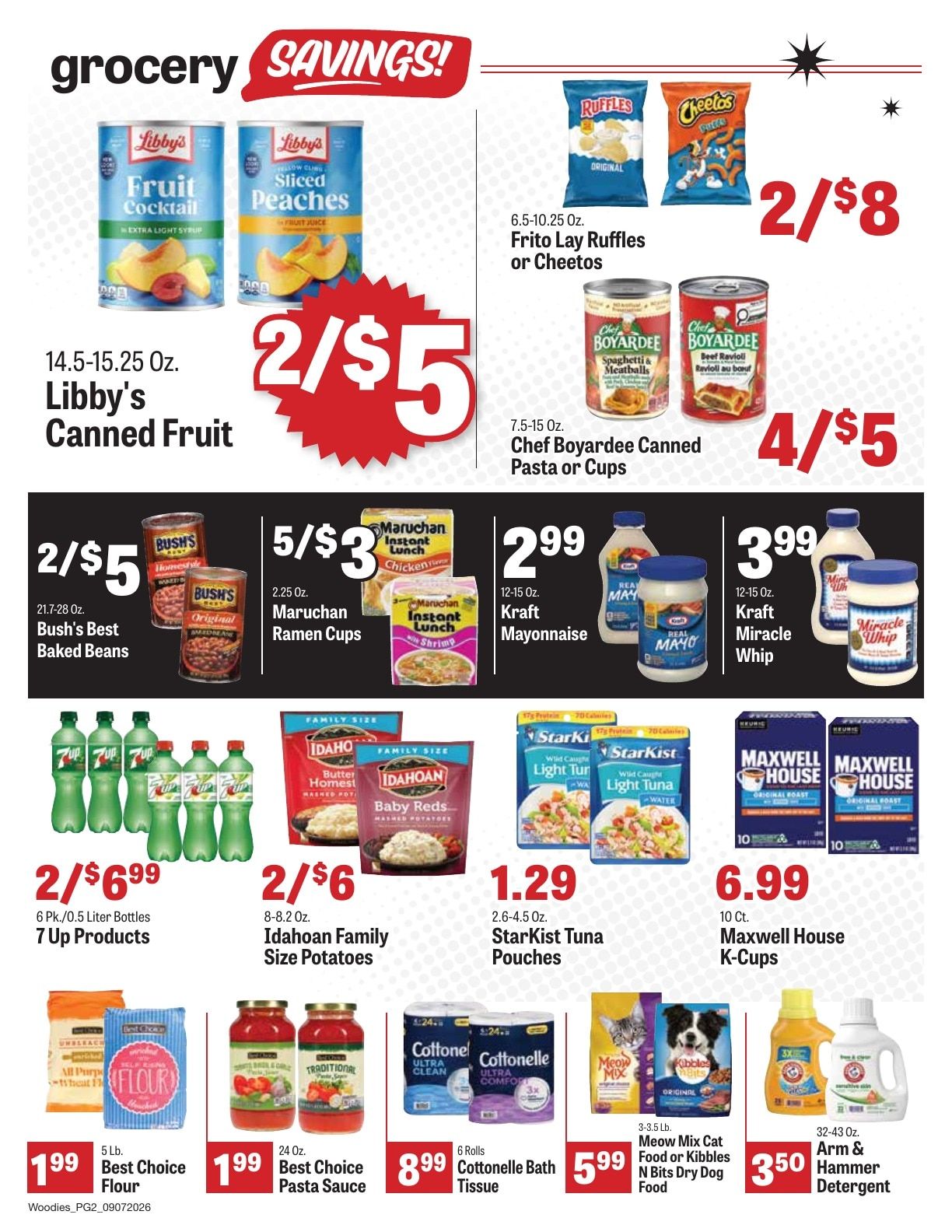 Woodie's Supermarket Weekly Ad September 7 - 13, 2026