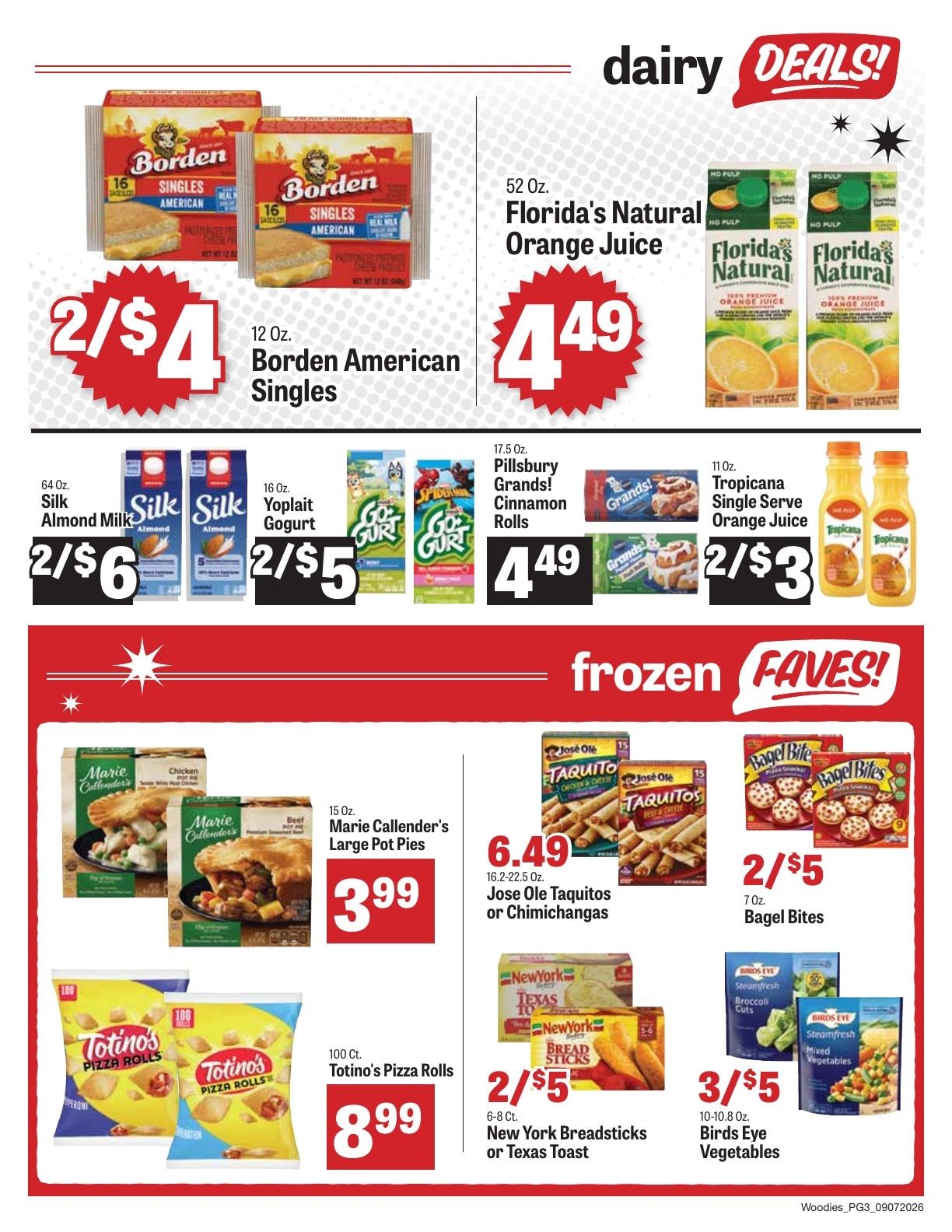 Woodie's Supermarket Weekly Ad September 7 - 13, 2026