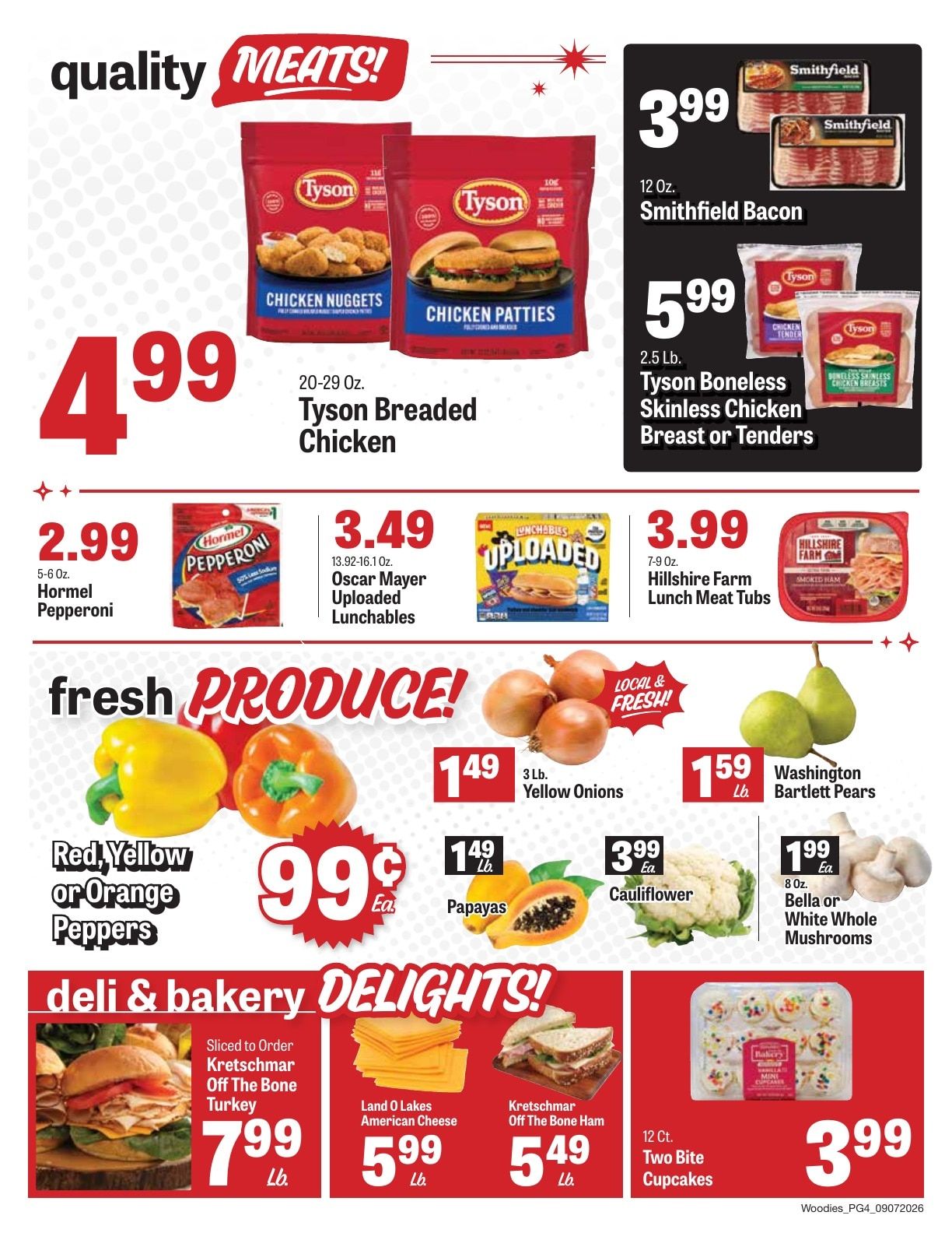 Woodie's Supermarket Weekly Ad September 7 - 13, 2026