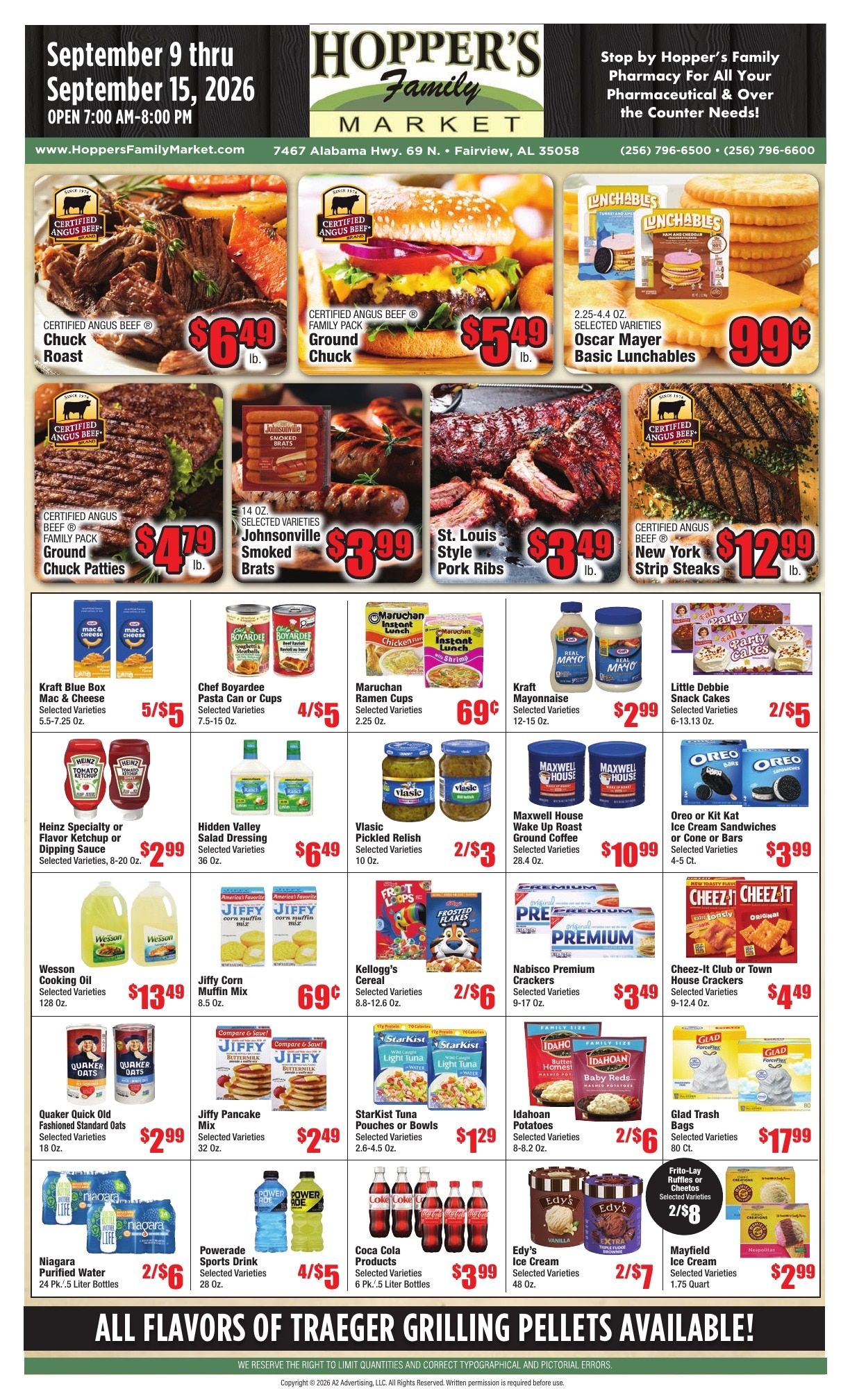 Hopper's Family Market Weekly Ad September 9 - 15, 2026