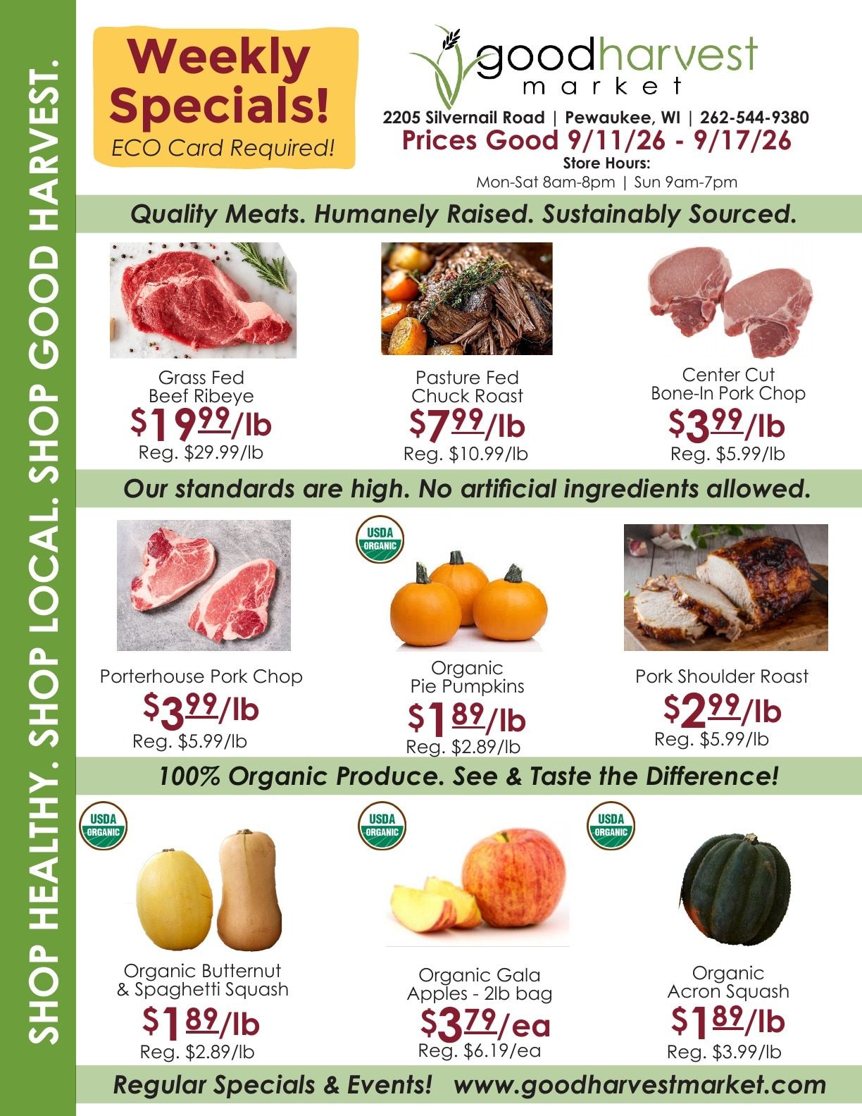 Good Harvest Market Weekly Ad September 11 - 17, 2026