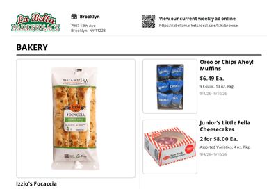 La Bella Marketplace (Brooklyn, NY) Weekly Ad September 4 - 10, 2026