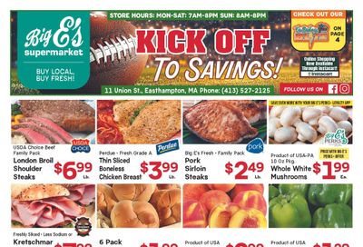 Big E's Supermarket Weekly Ad September 13 - 19, 2026