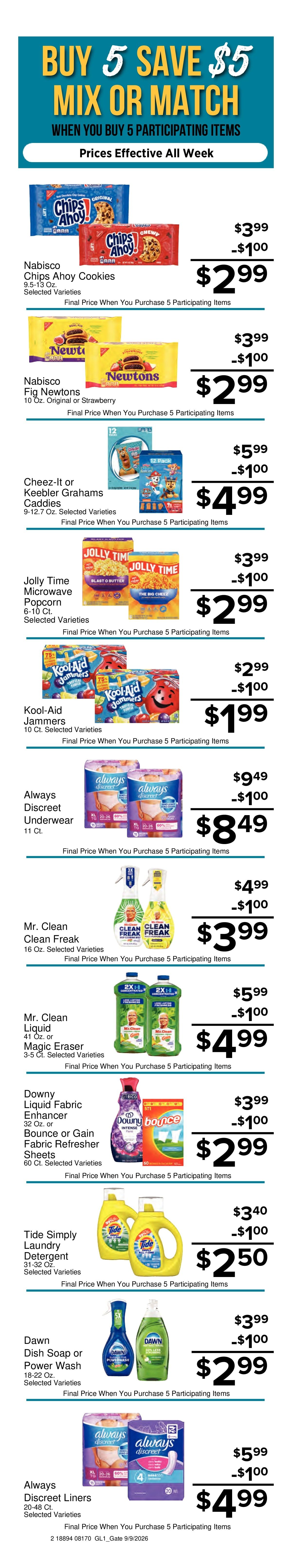 Big G Foods Great Deals This Week! Weekly Ad September 9 - 15, 2026