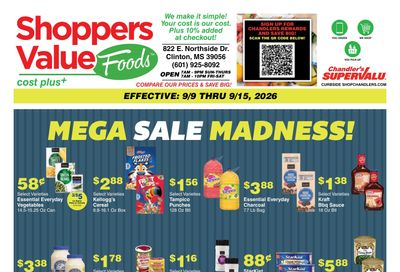 Chandler's Stores (Clinton, MS) Weekly Ad September 9 - 15, 2026