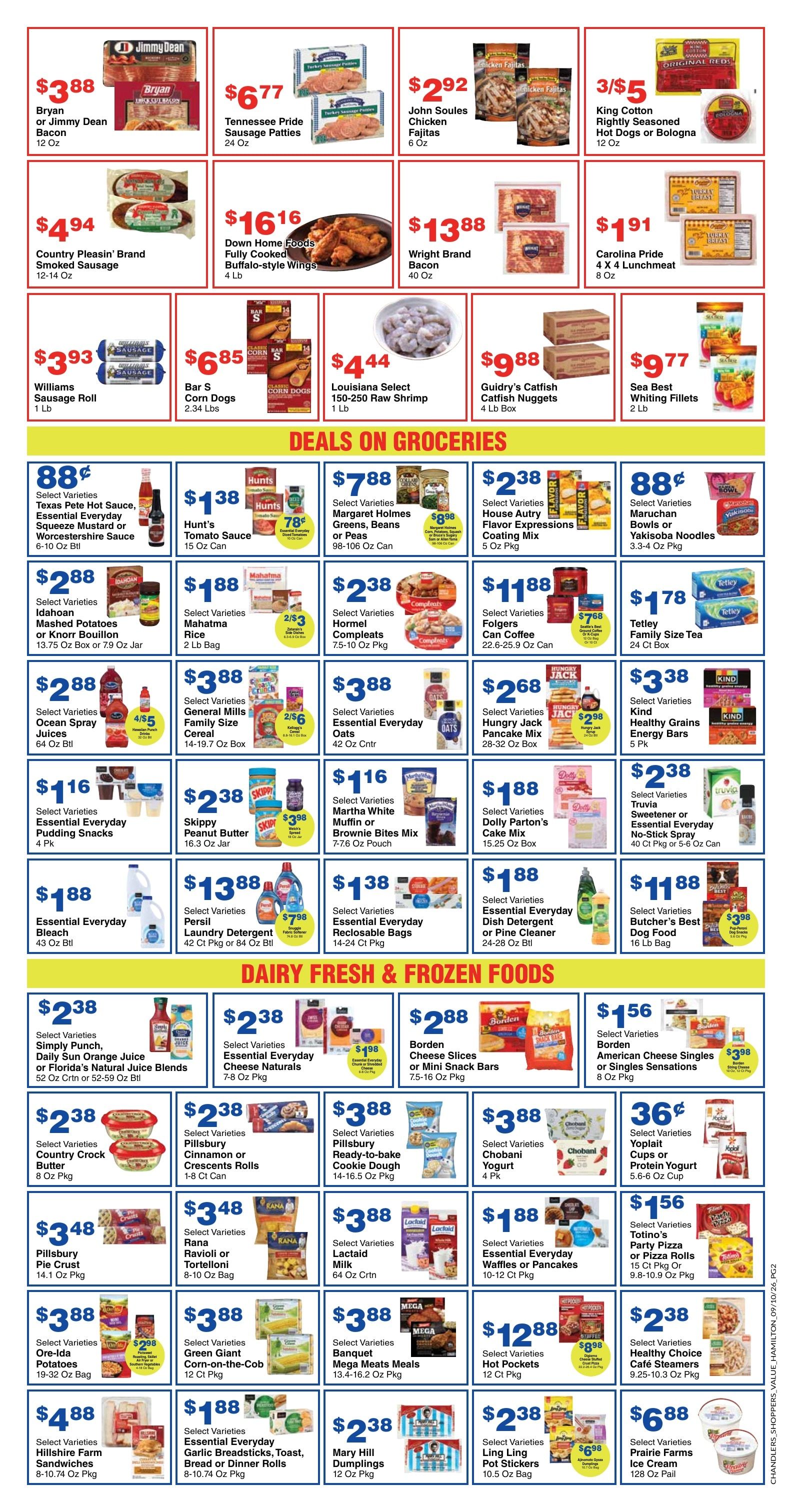 Chandler's Stores (Hamilton, AL) Weekly Ad September 9 - 15, 2026