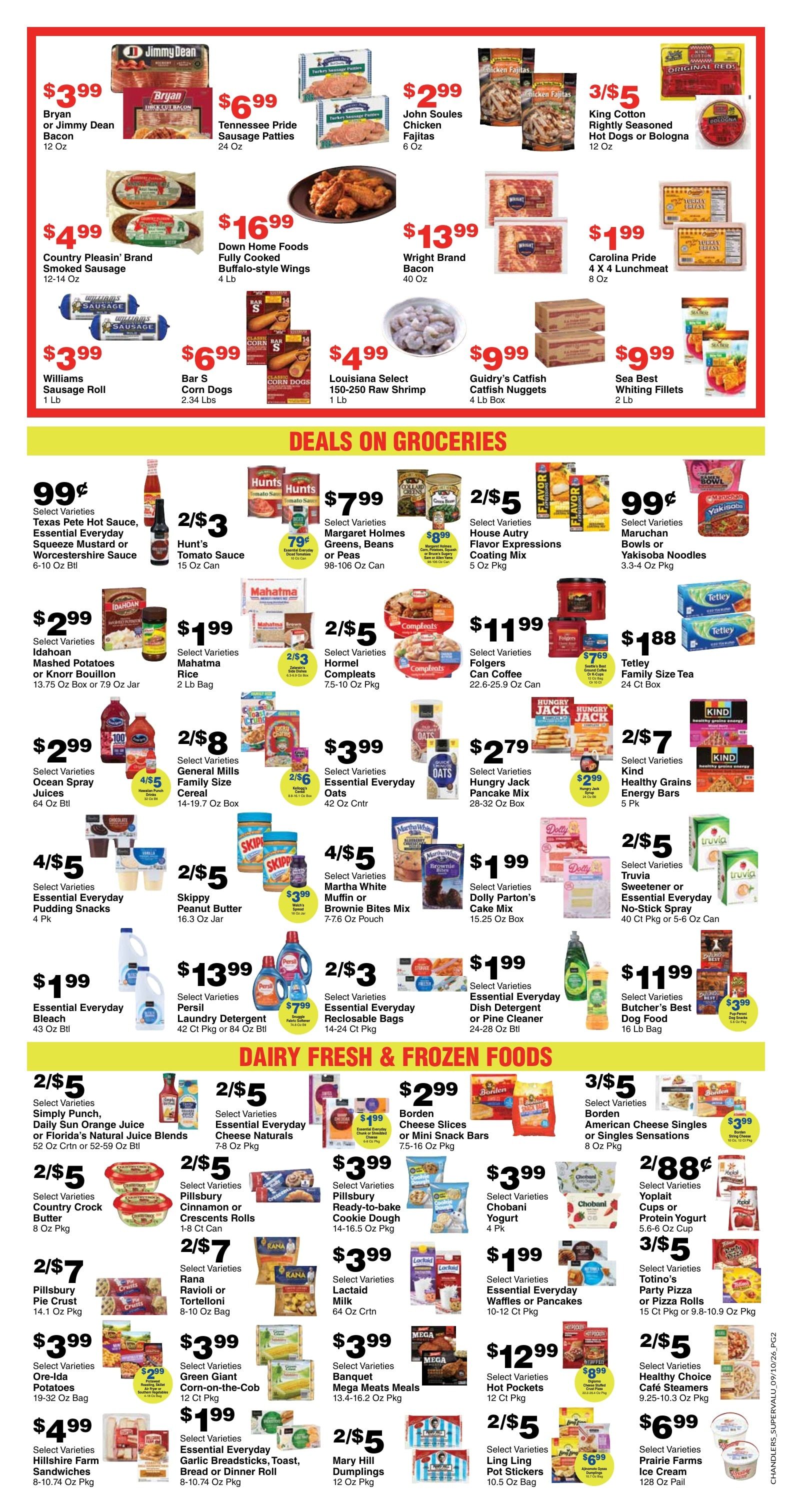 Chandler's Stores (Mississippi) Weekly Ad September 9 - 15, 2026