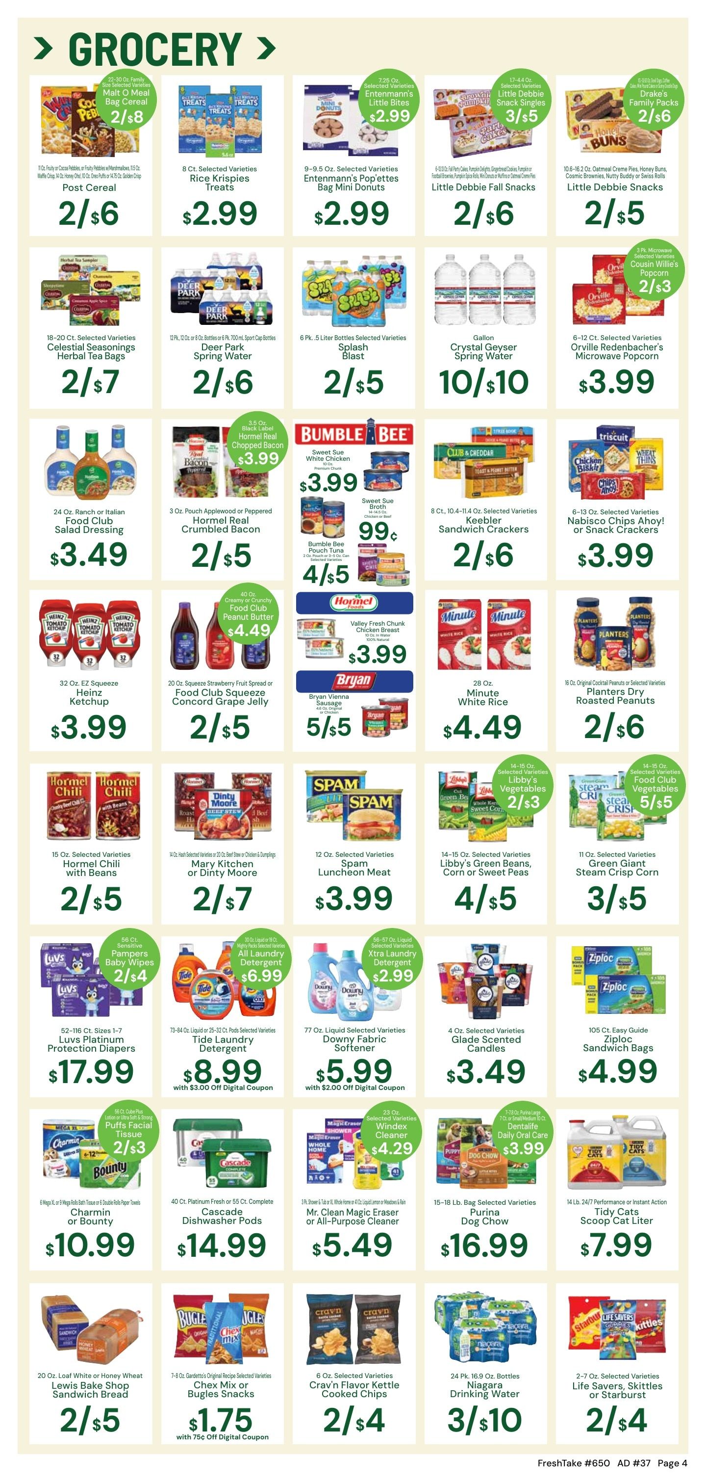 FreshTake Grocery Weekly Ad September 9 - 15, 2026