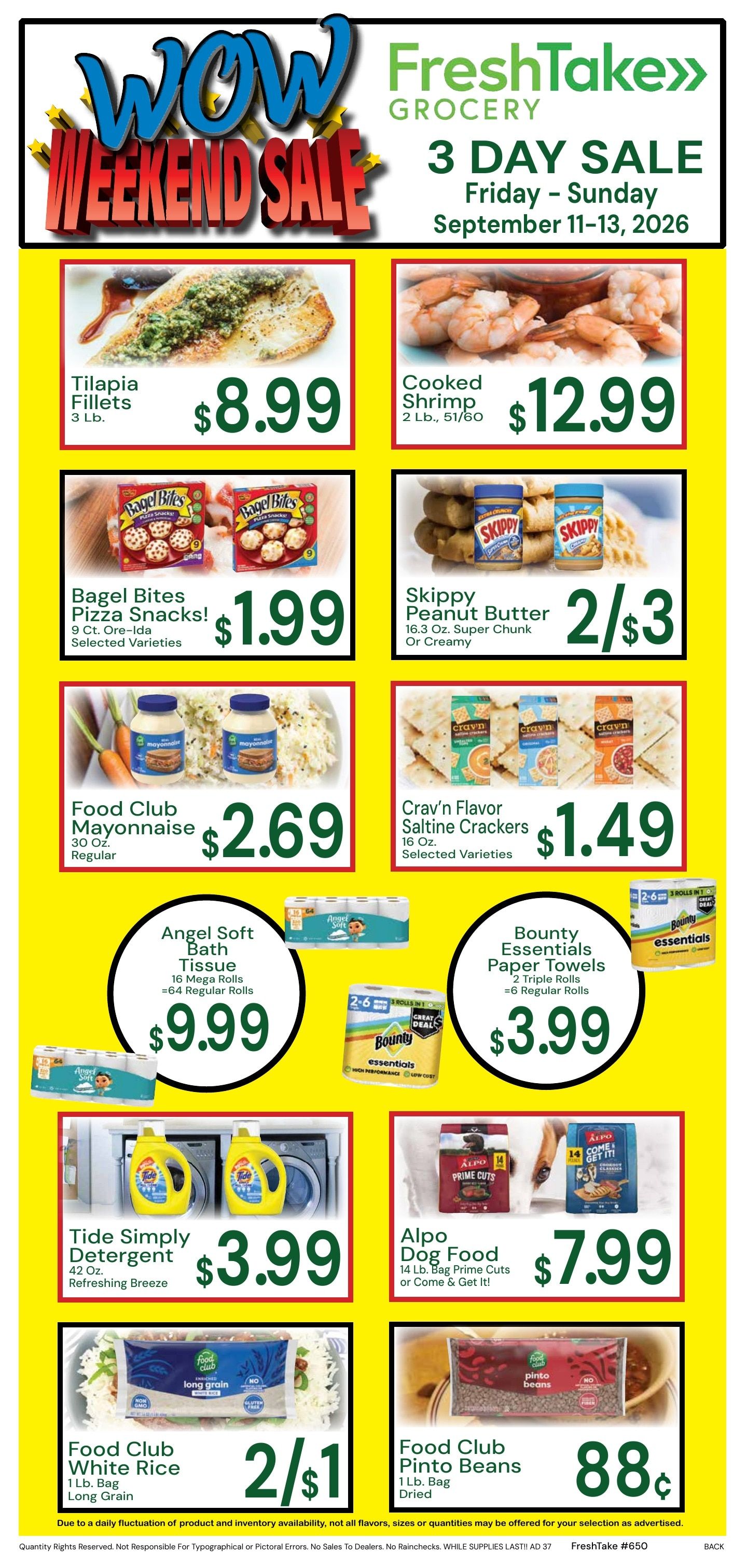 FreshTake Grocery Weekly Ad September 9 - 15, 2026