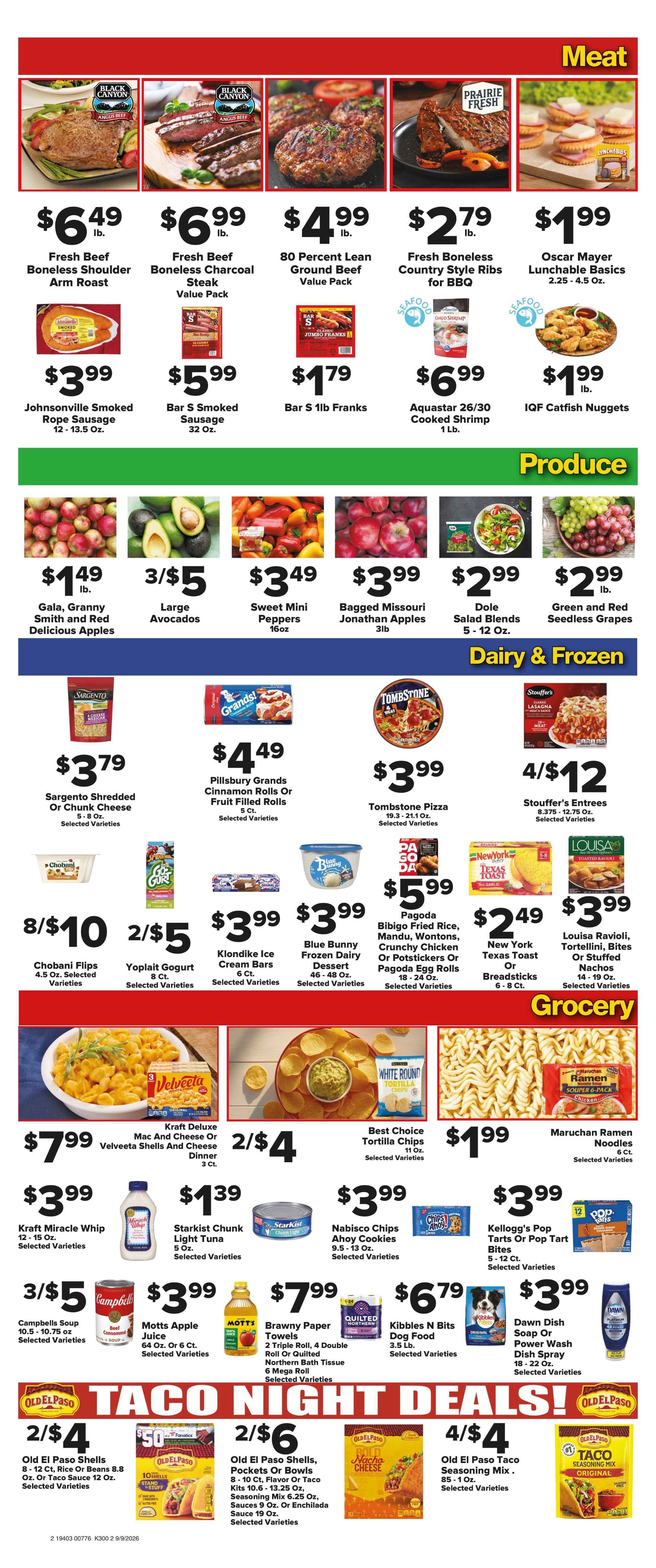 Brothers Market (Williamsburg, IA) Weekly Ad September 9 - 16, 2026