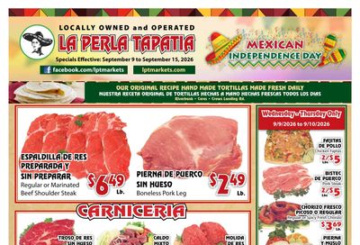 La Perla Tapatia Weekly Ad September 9 - 15, 2026