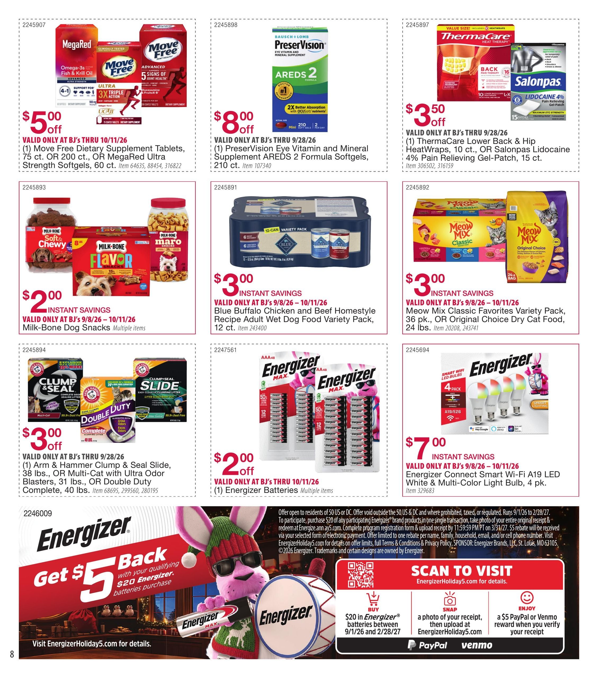 BJ's Wholesale Club Smart Saver Weekly Ad September 8 - October 11, 2026