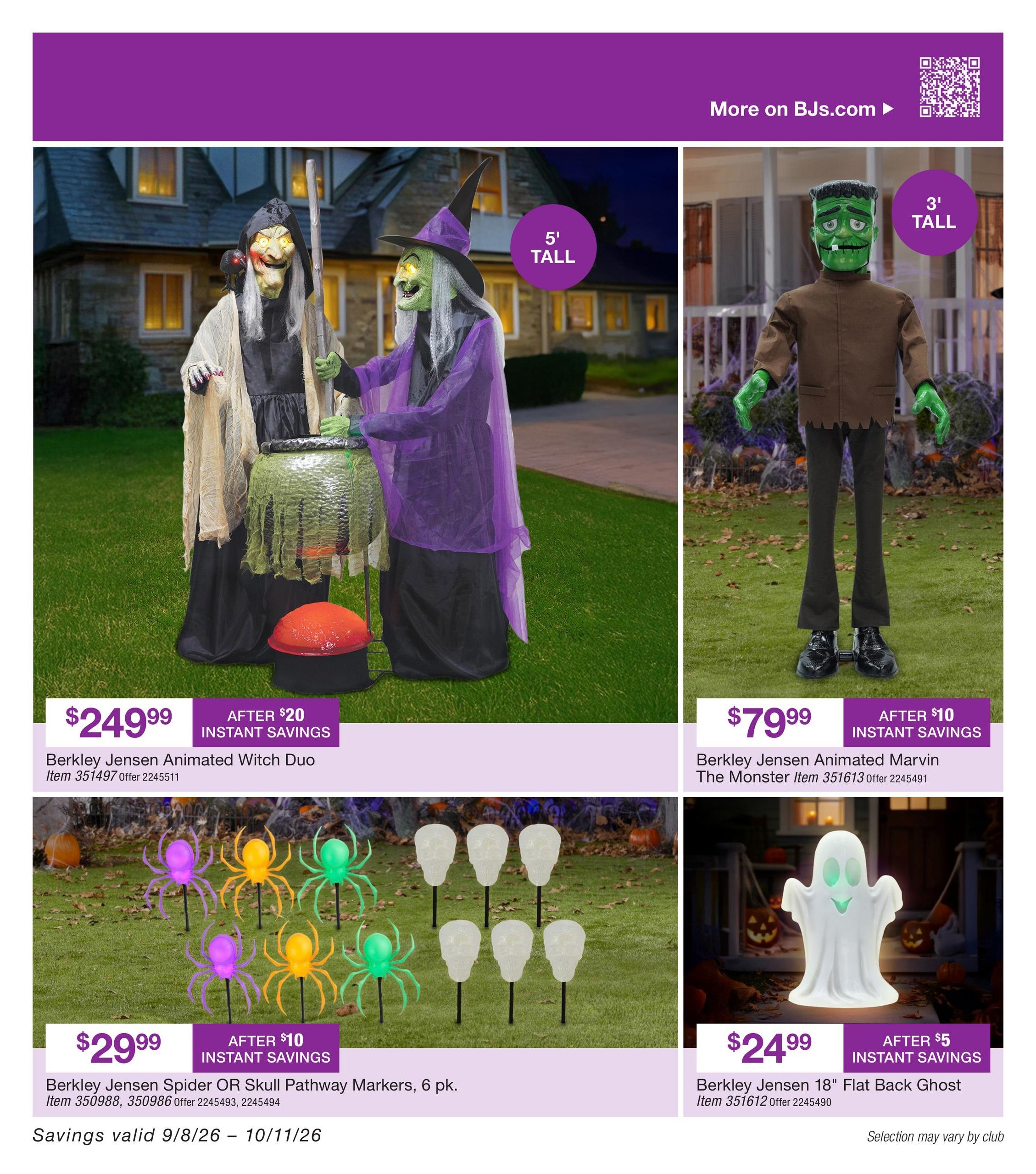 BJ's Wholesale Club Smart Saver Weekly Ad September 8 - October 11, 2026