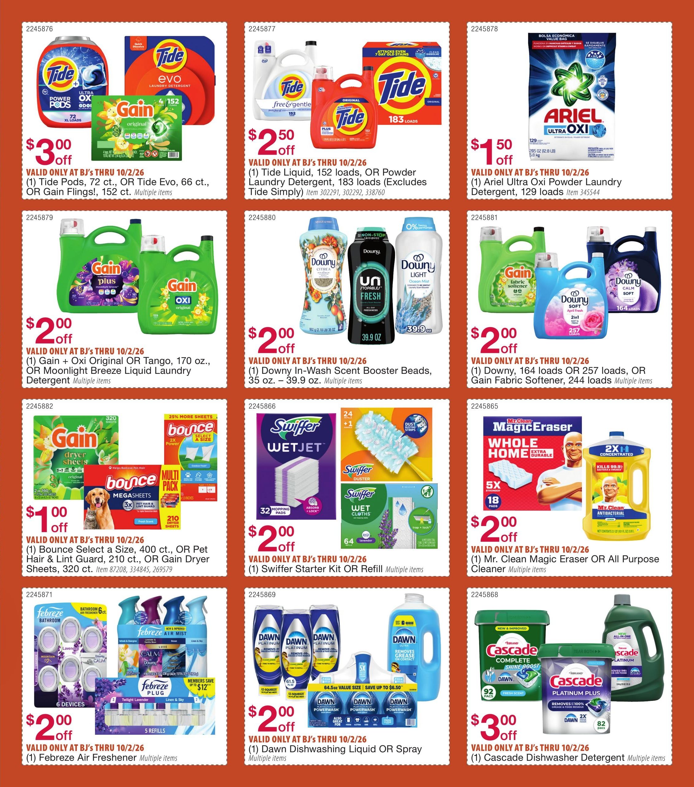 BJ's Wholesale Club Smart Saver Weekly Ad September 8 - October 11, 2026