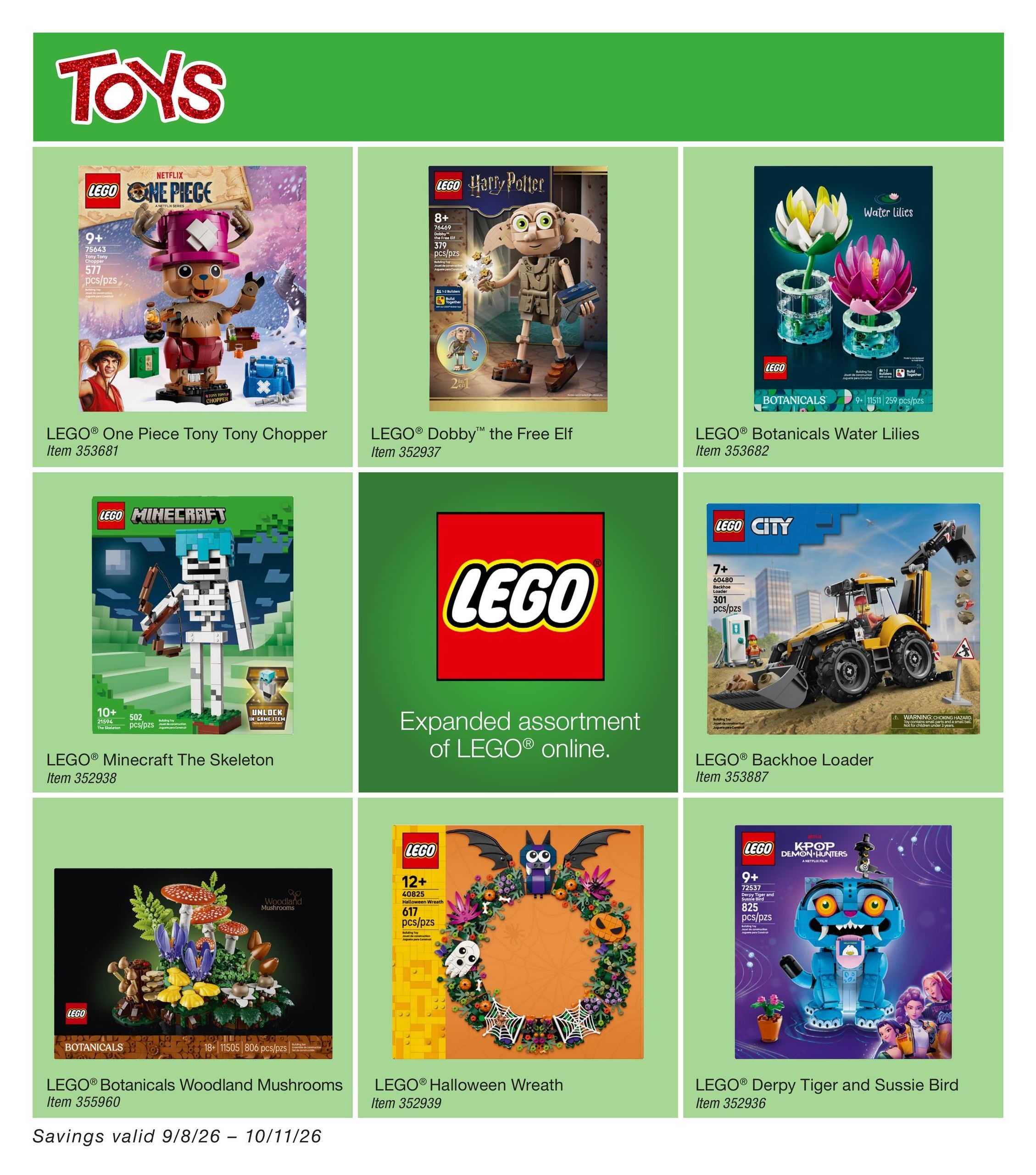 BJ's Wholesale Club Smart Saver Weekly Ad September 8 - October 11, 2026