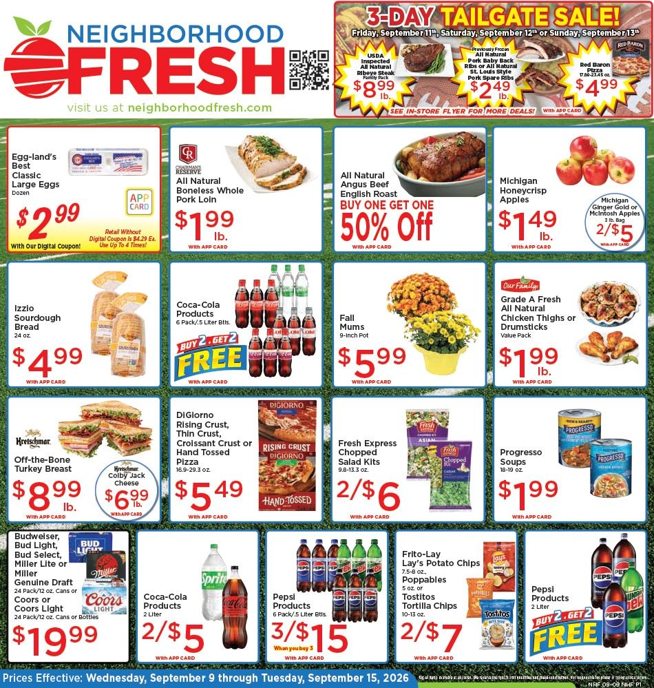 Neighborhood Fresh Weekly Ad September 9 - 15, 2026