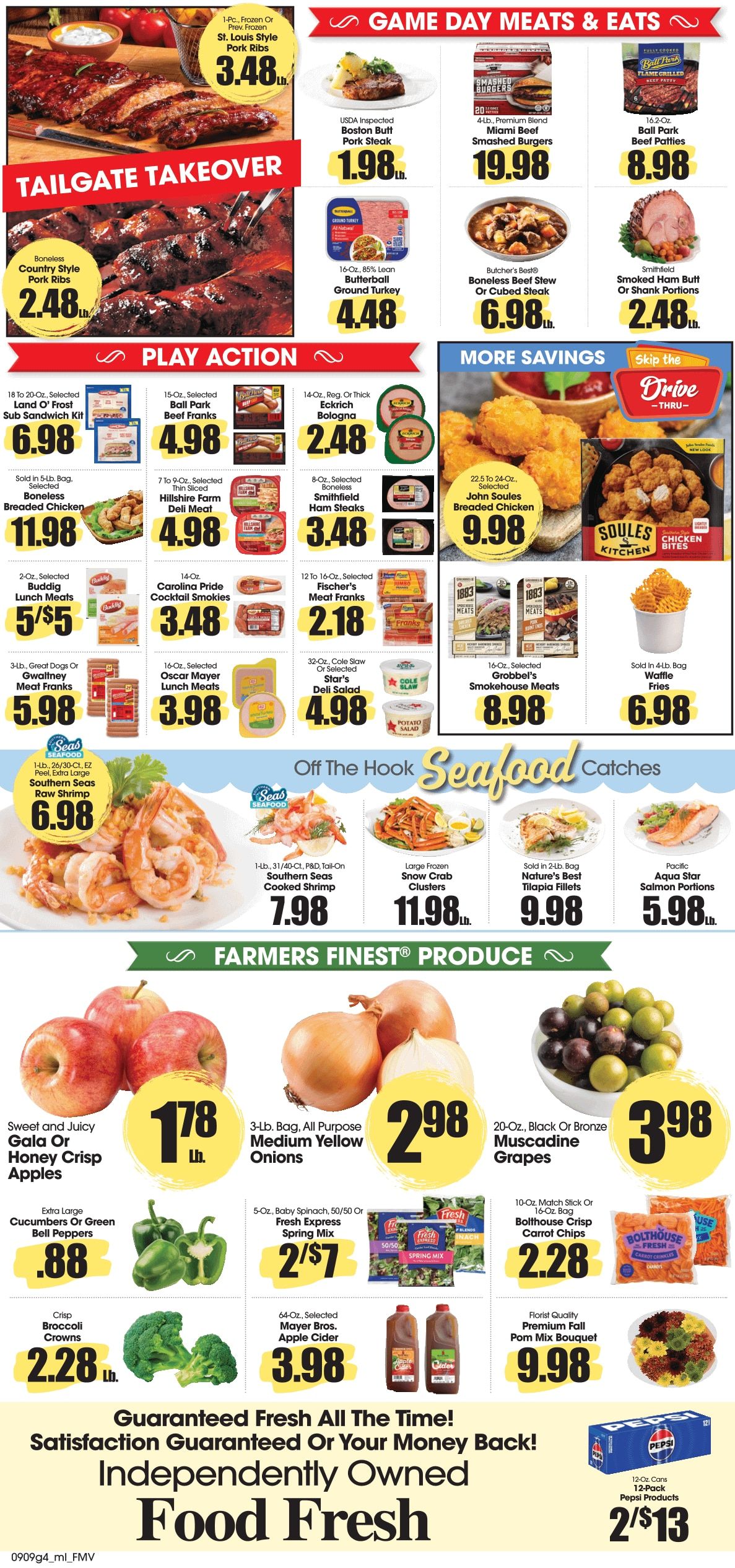 B&T's Food Fresh Market Weekly Ad September 9 - 15, 2026