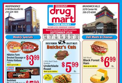 Discount Drug Mart (Ohio) Weekly Ad September 16 - 22, 2026
