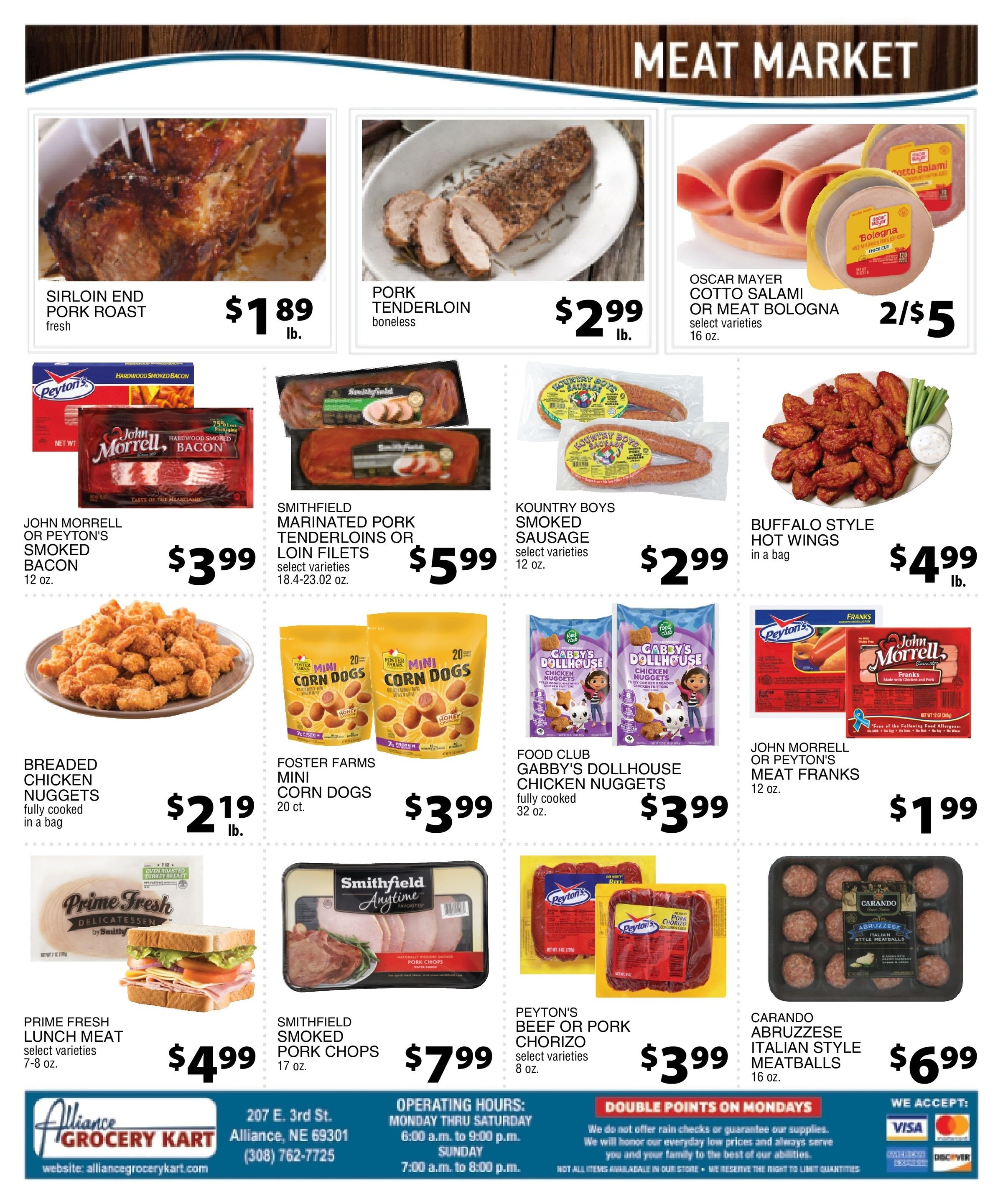 Alliance Grocery Kart Weekly Ad September 9 - 15, 2026