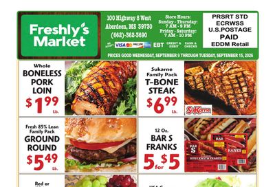 Freshly's Market Weekly Ad September 9 - 15, 2026
