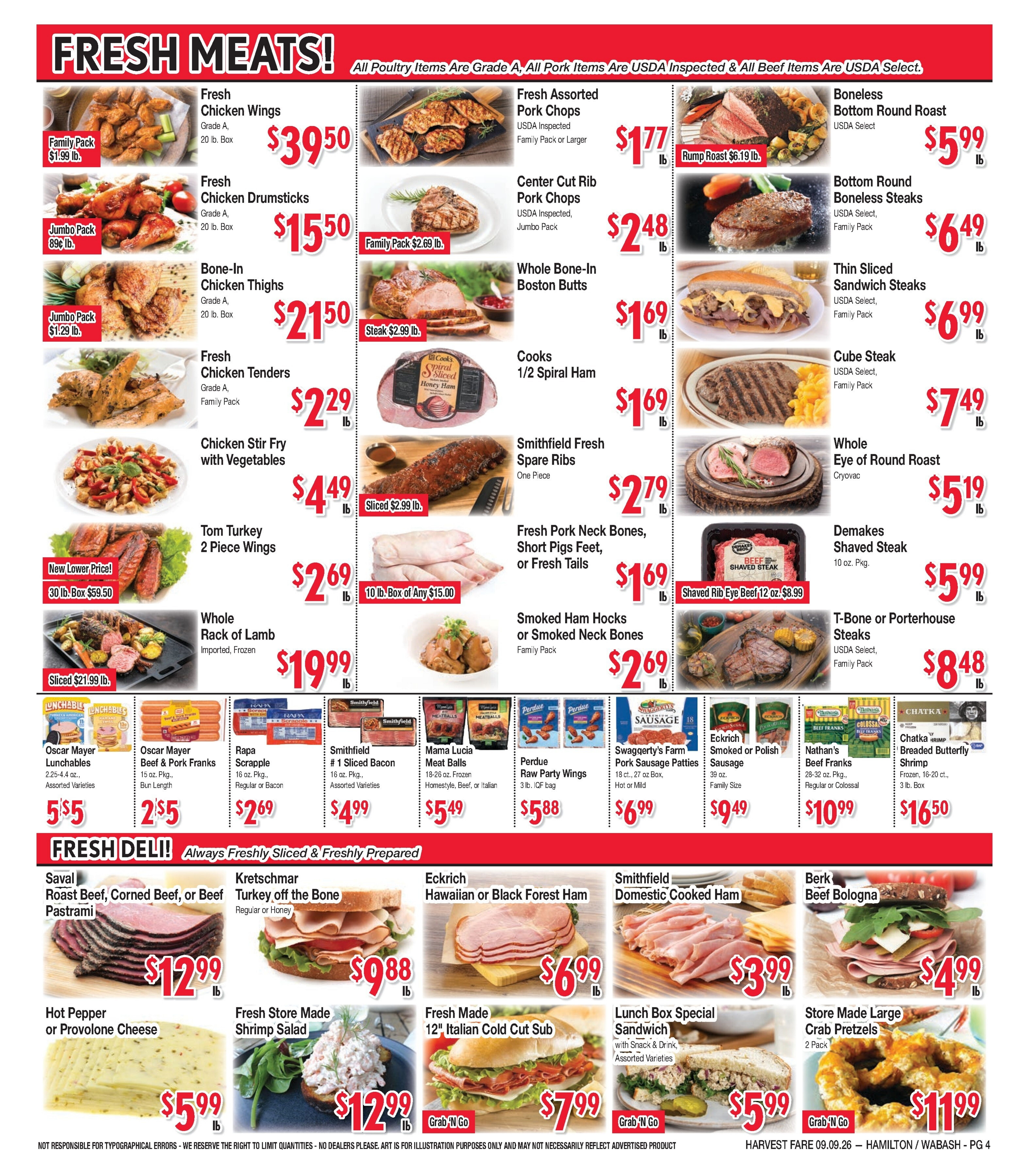 Harvest Fare (Maryland) Weekly Ad September 9 - 15, 2026