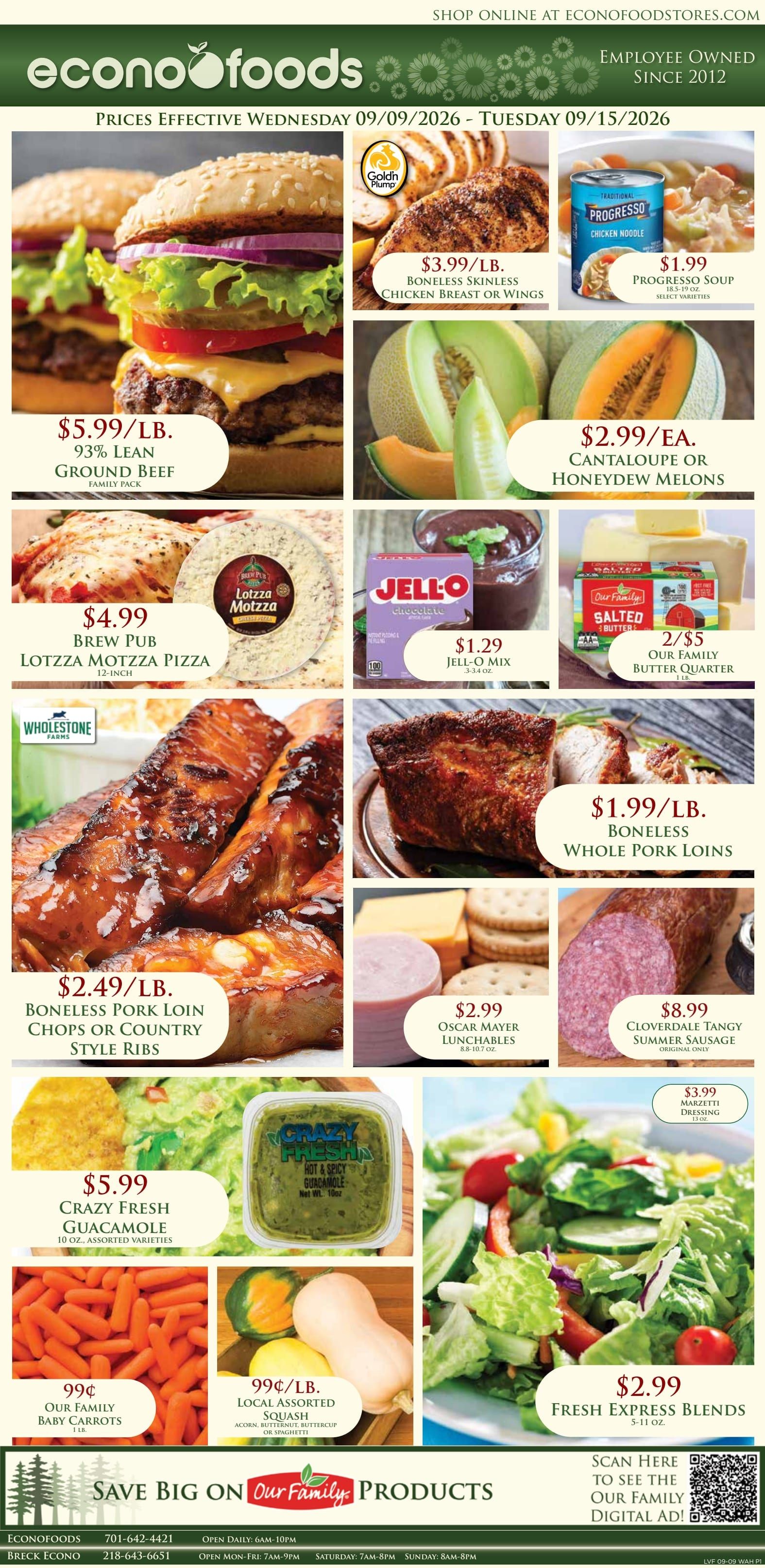 Econofoods Weekly Ad September 9 - 15, 2026