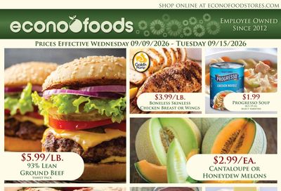 Econofoods Weekly Ad September 9 - 15, 2026