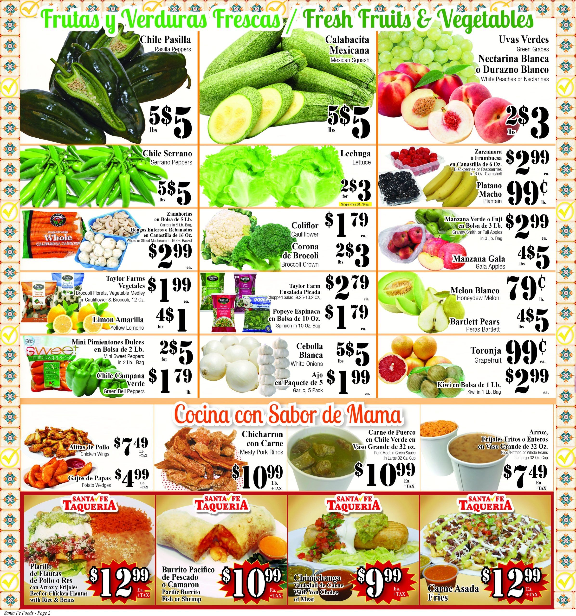 Santa Fe Foods Weekly Ad September 9 - 15, 2026