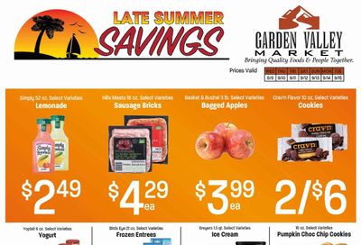 Garden Valley Market Weekly Ad September 9 - 15, 2026