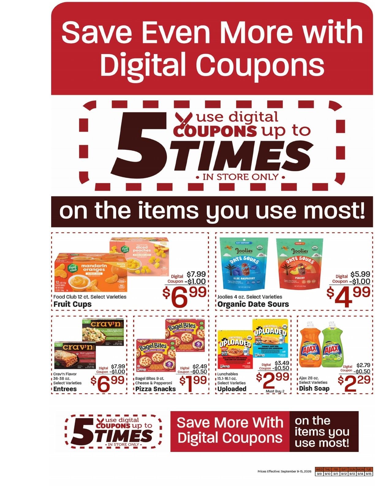 Benedict's Market Weekly Ad September 9 - 15, 2026