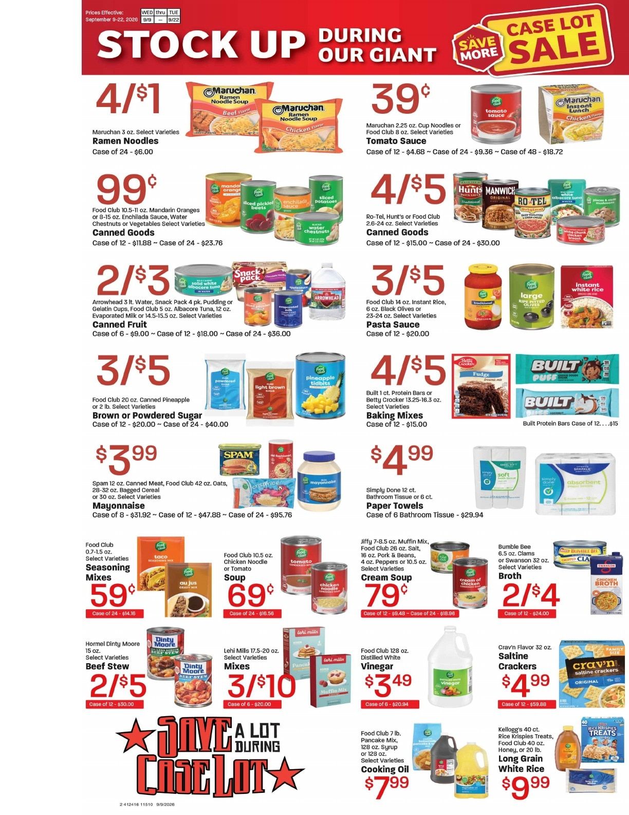 Glazier's Market Weekly Ad September 9 - 22, 2026