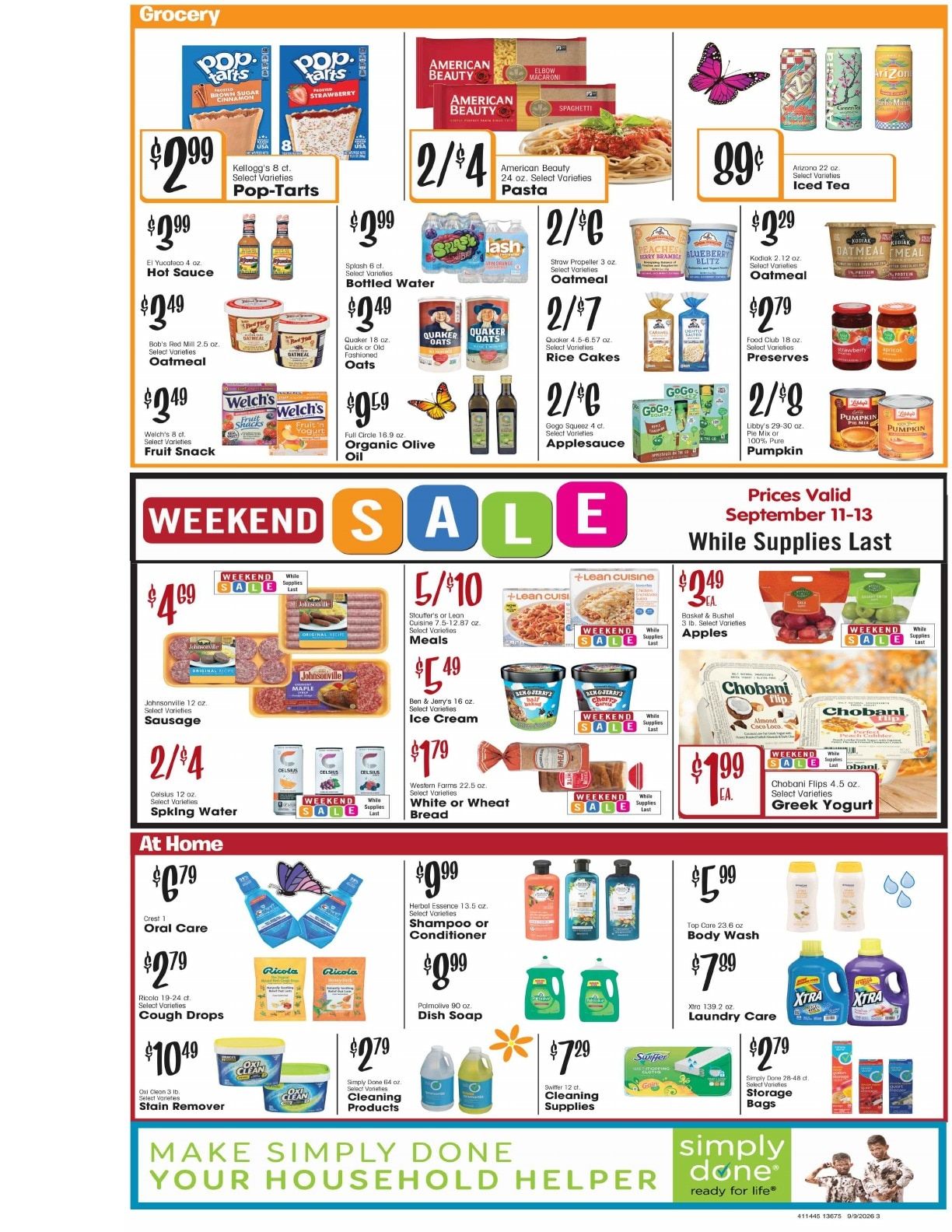Canyon Foods Weekly Ad September 9 - 15, 2026