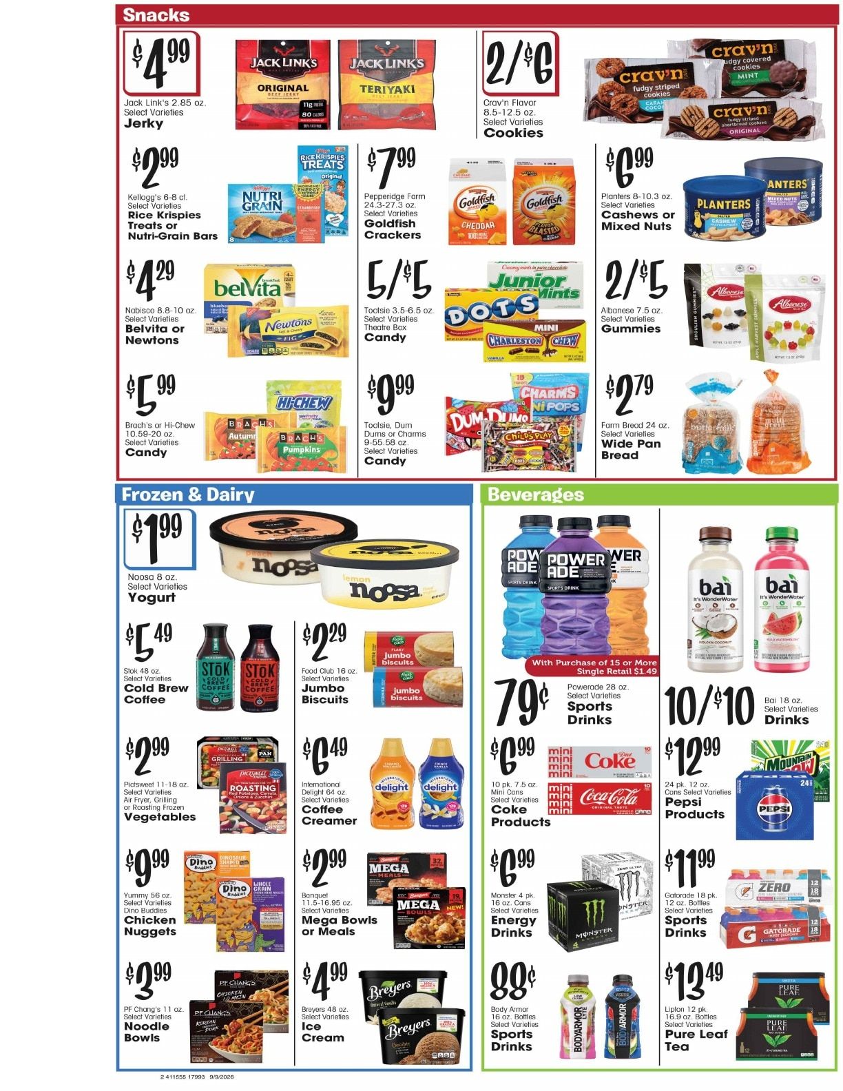 Dave's Jubilee Weekly Ad September 9 - 15, 2026