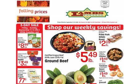Lamb's Market Weekly Ad September 9 - 15, 2026