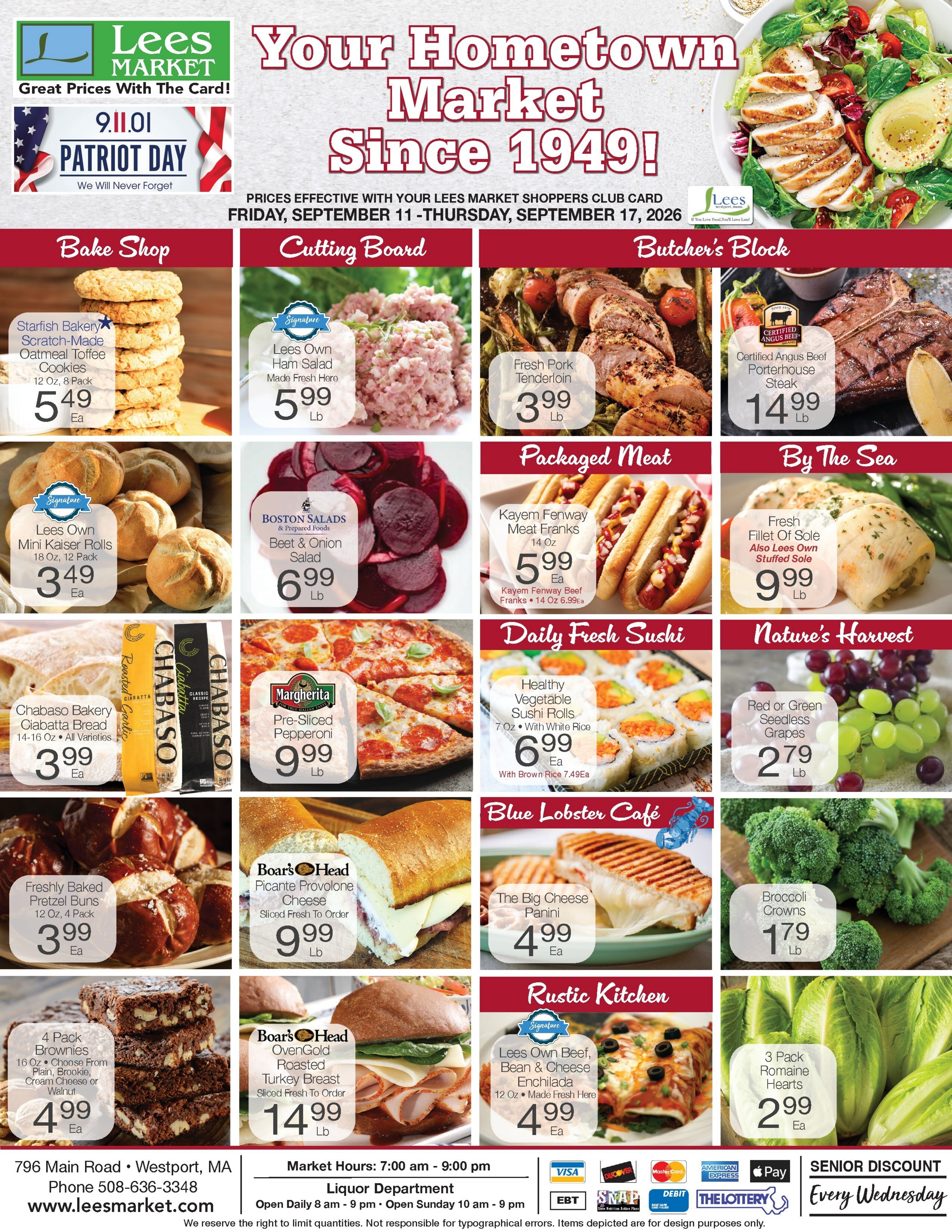 Lee's Market Weekly Ad September 11 - 17, 2026
