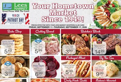 Lee's Market Weekly Ad September 11 - 17, 2026