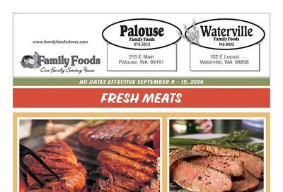 Palouse Family Foods Weekly Ad September 9 - 15, 2026