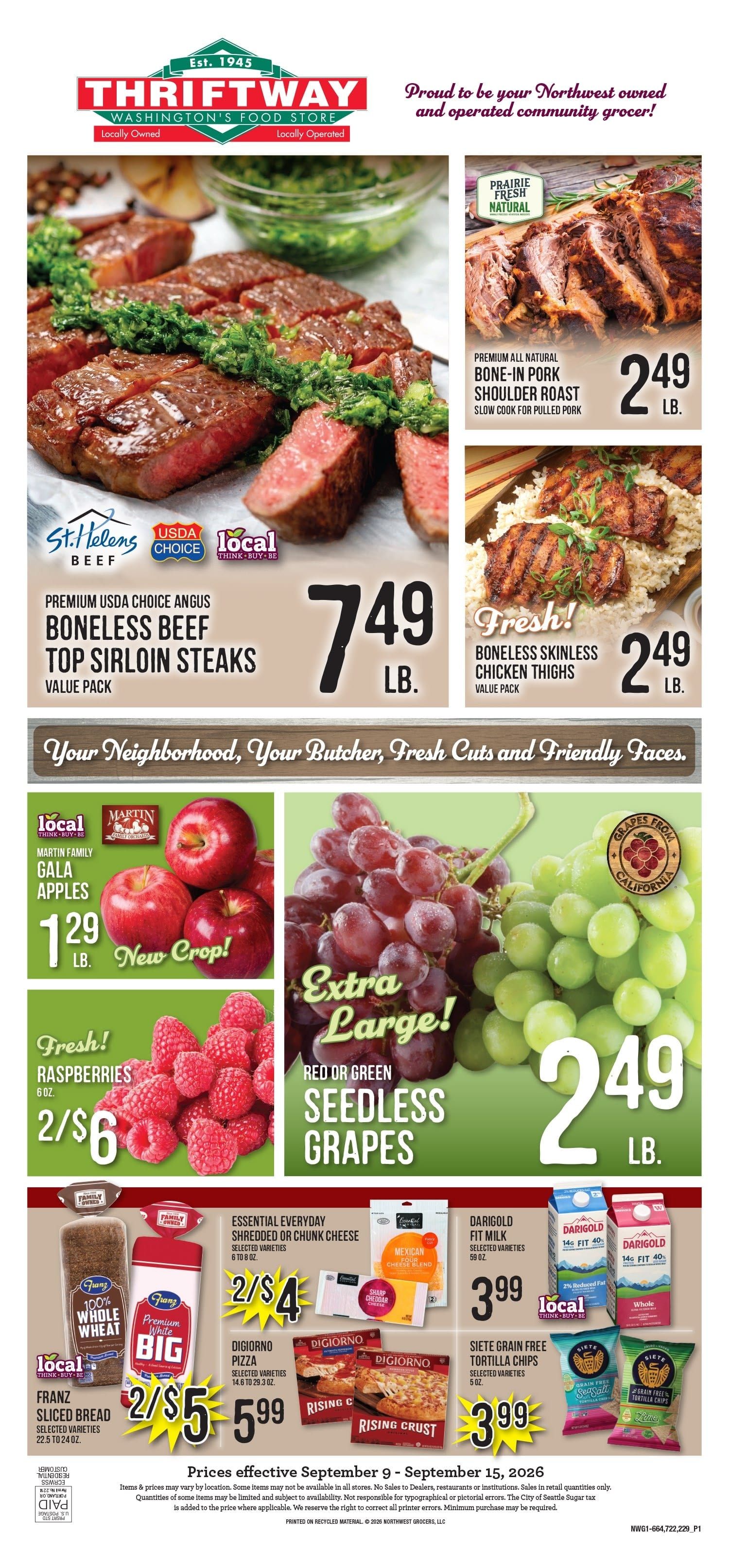 Forks Outfitters Weekly Ad September 9 - 15, 2026